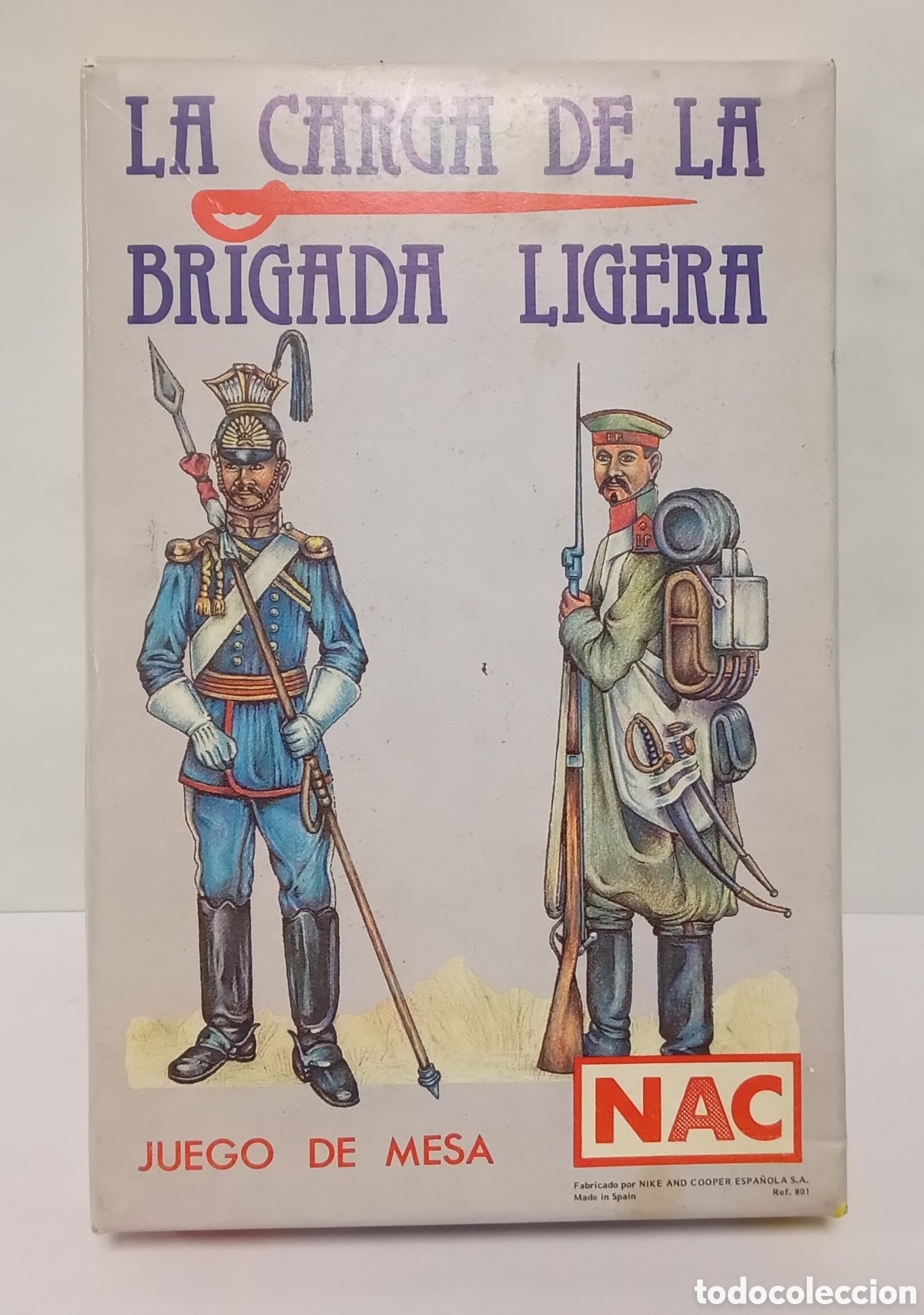 Juegos de mesa: Juego De Mesa La Carga De La Brigada Ligera NAC A&ntilde;os 80 Espa&ntilde;a