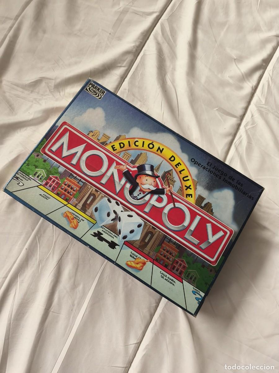 Juegos de mesa: Monopoly . Primera Edici&oacute;n Deluxe vintage 1996 . Parker Brothers. Caja original