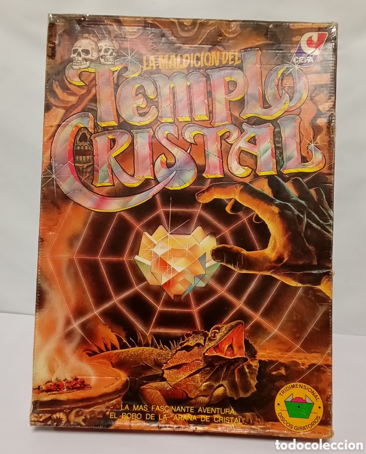 Juegos de mesa: Juego de mesa La Maldici&oacute;n Del Templo De Cristal Cefa A&ntilde;os 80 Espa&ntilde;a