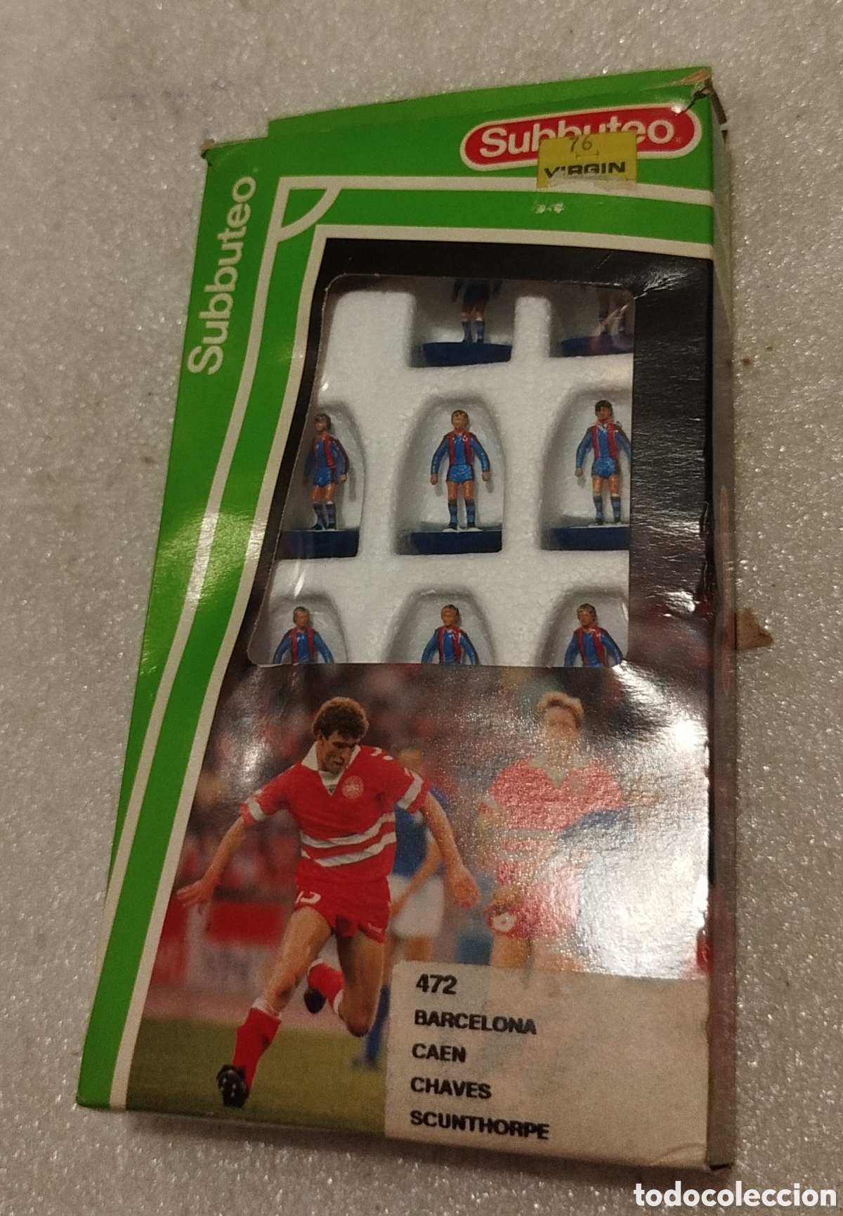 Juegos de mesa: Equipo Subbuteo. F. C. Barcelona