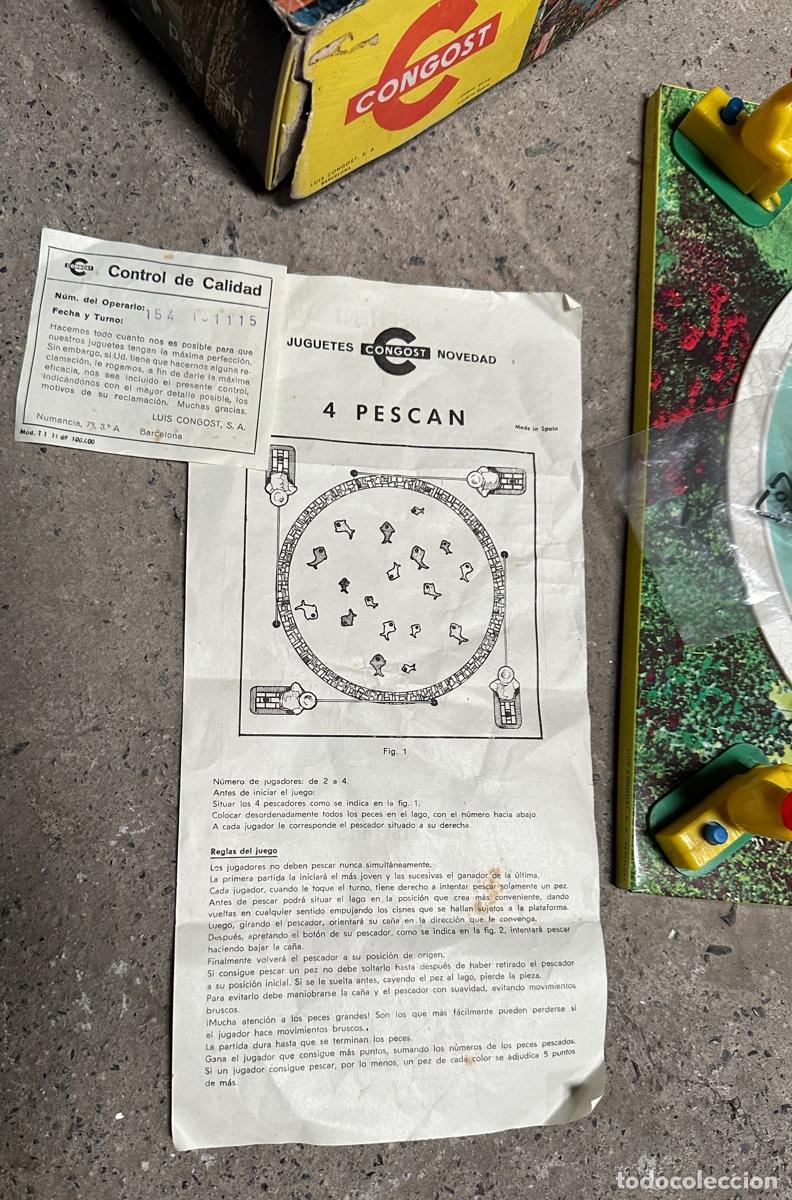 Juegos de mesa: 4 PESCAN DE CONGOST, A&Ntilde;OS 70. - Foto 5
