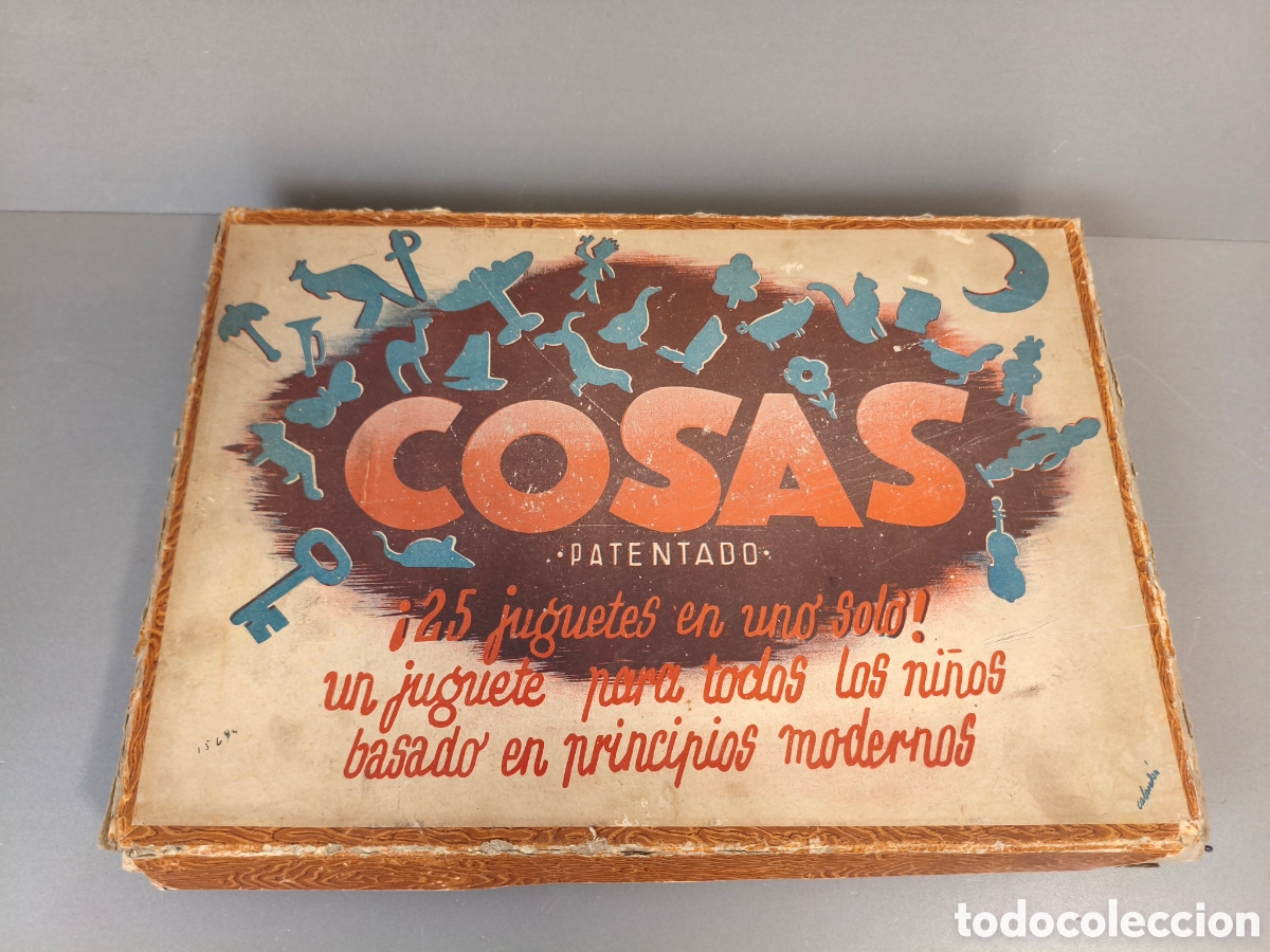 Juegos de mesa: ANTIGUO JUEGO &rdquo;COSAS&rdquo; 25 JUGUETES EN UNO SOLO. A&Ntilde;OS 20