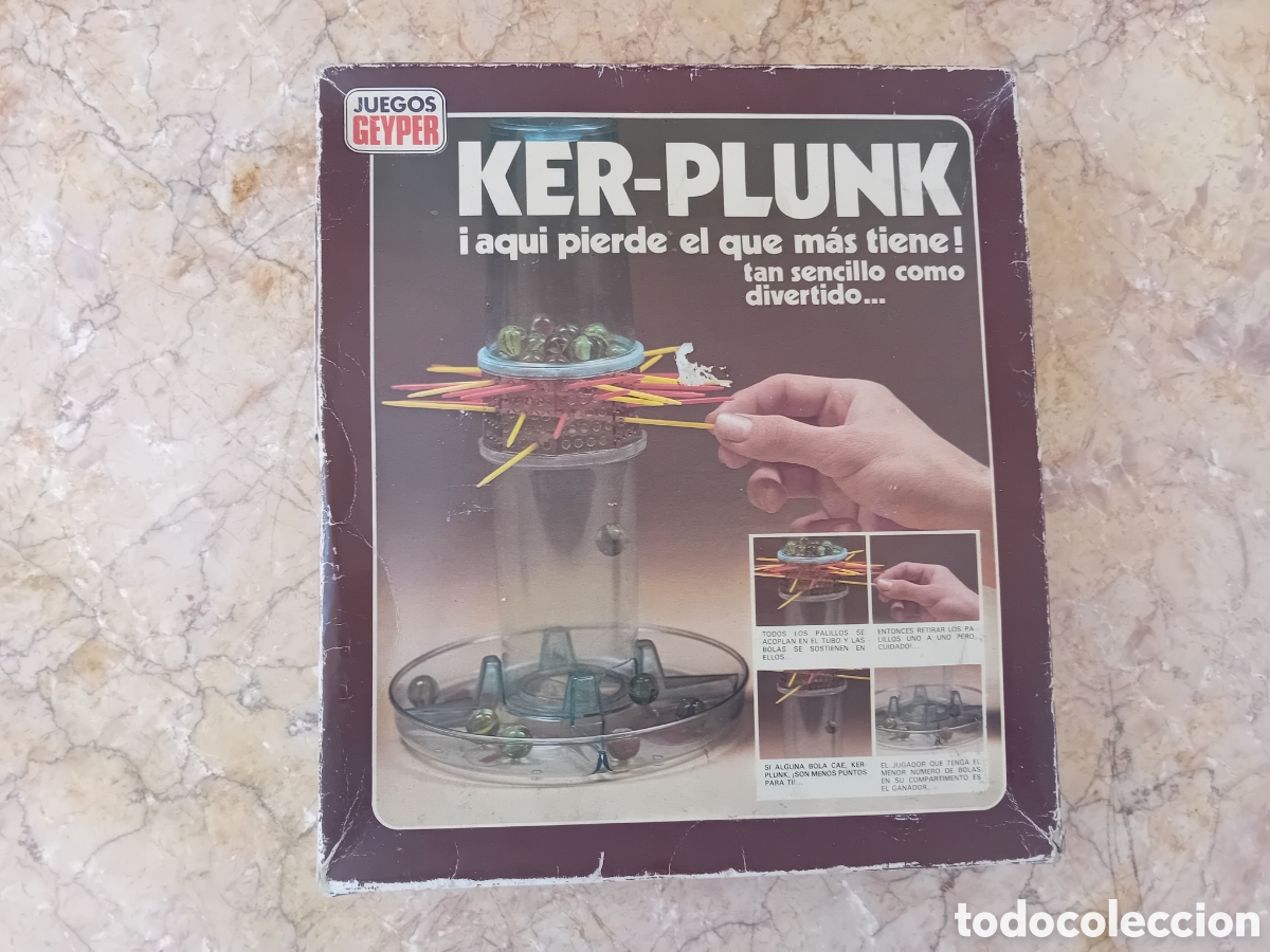 Juegos de mesa: ANTIGUO JUEGO GEYPER, KER-PLUNK.