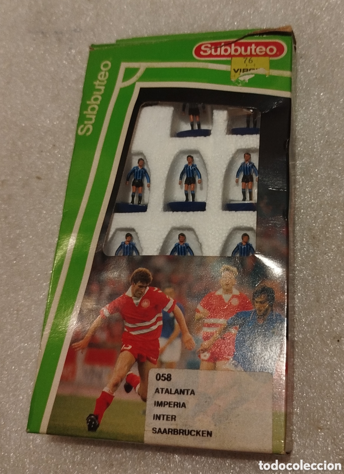 Juegos de mesa: Equipo Subbuteo. Atalanta/ Imperia