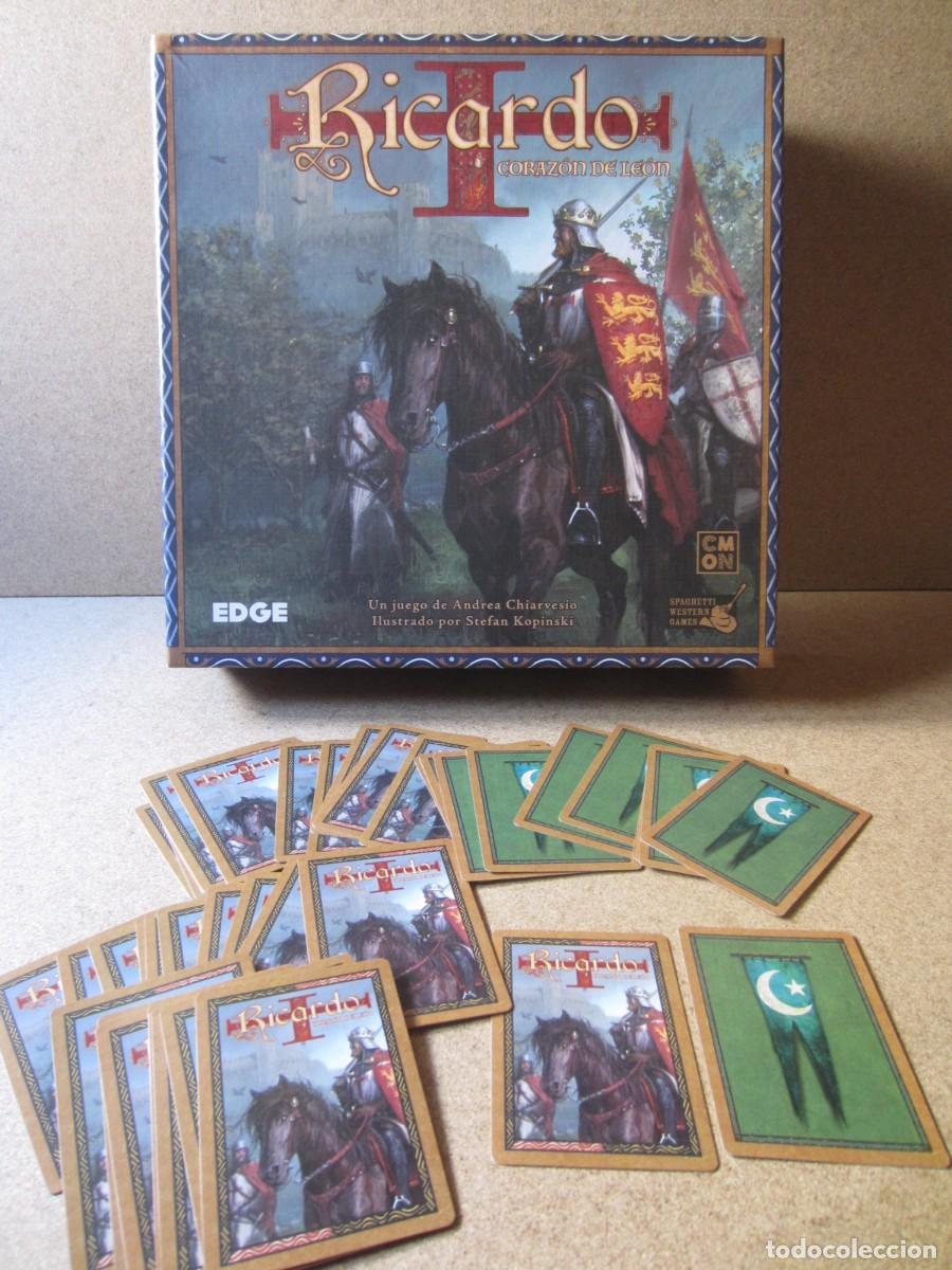 Juegos de mesa: 40 Cartas Verdes Estandarte Saladino. Piezas y Repuesto Juego Mesa Ricardo Corazon de Leon (Edge)
