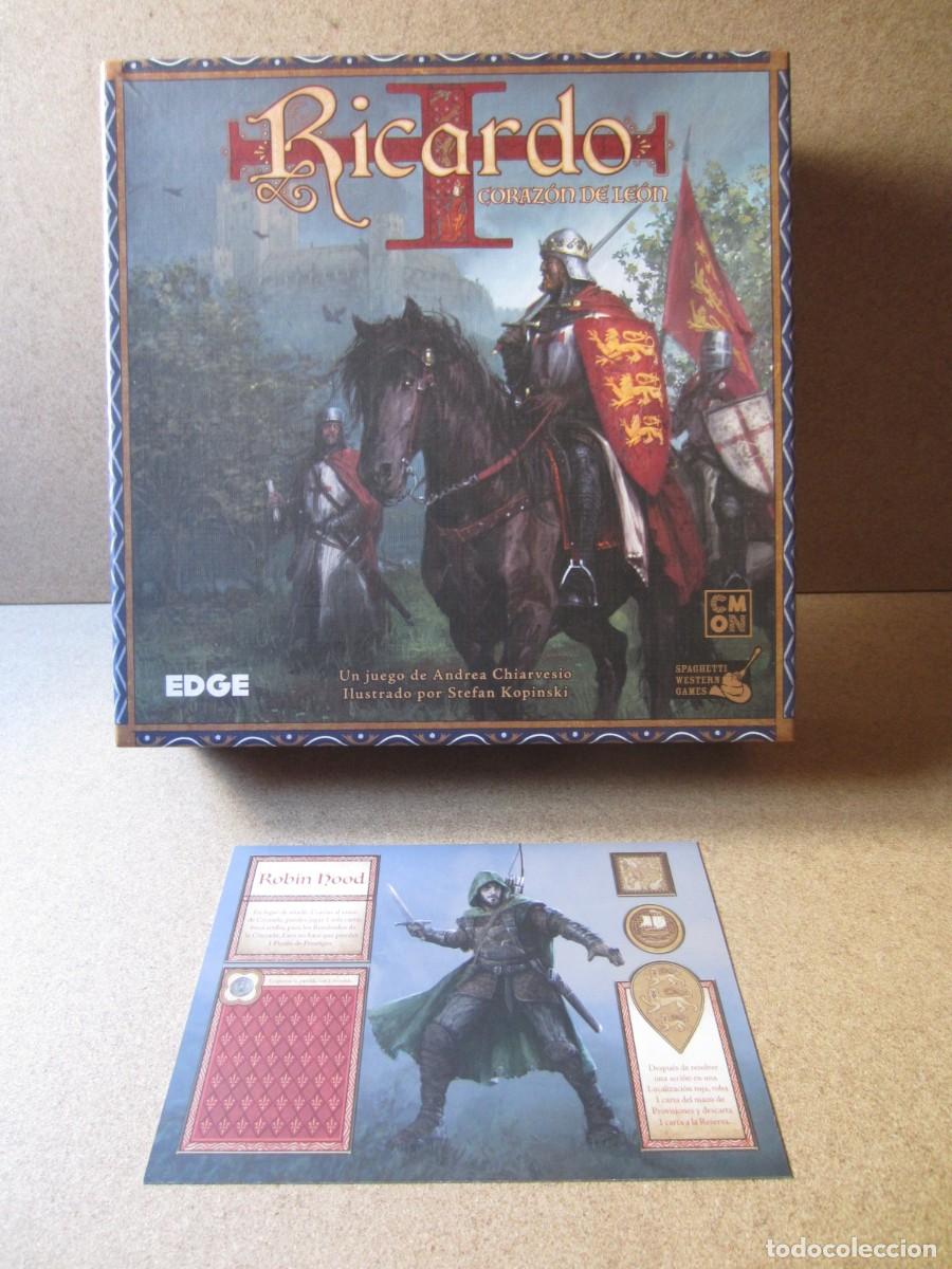 Juegos de mesa: Tarjeta Personaje Robin Hood. Piezas y Repuestos Juego Mesa Ricardo Corazon de Leon (Edge)