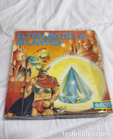 Juegos de mesa: El Tesoro de la Atl&aacute;ntida . 1980 . vintage . Ref 7115 . Didacta . Caja original