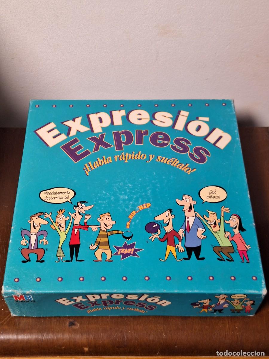 Juegos de mesa: Juego de Mesa Expresi&oacute;n Express &iexcl;Habla R&aacute;pido y Su&eacute;ltalo! de MB Juegos. Completo.