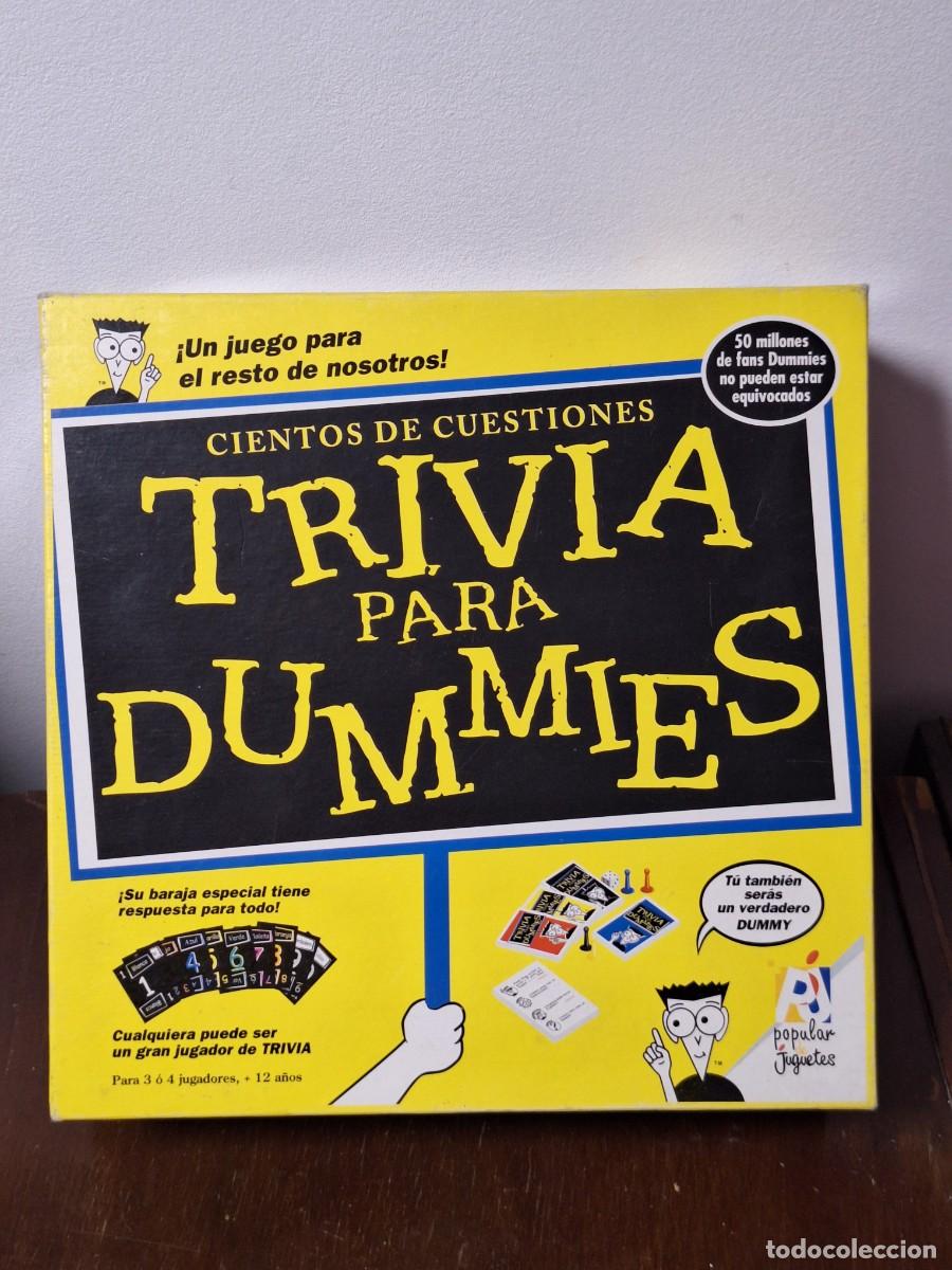 Juegos de mesa: Juego de Mesa Trivia Para Dummies de Popular Juguetes. Completo.