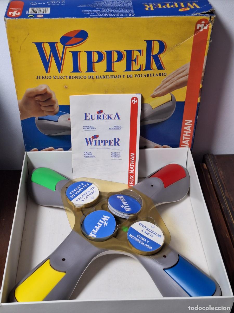 Juegos de mesa: Juego de Mesa Electr&oacute;nico WIPPER de Jeus Nathan. Completo. - Foto 1