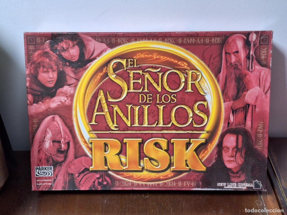 Juegos de mesa: Juego de Mesa El Se&ntilde;or De Los Anillos Risk 2002 Hasbro Parker castellano. Completo.