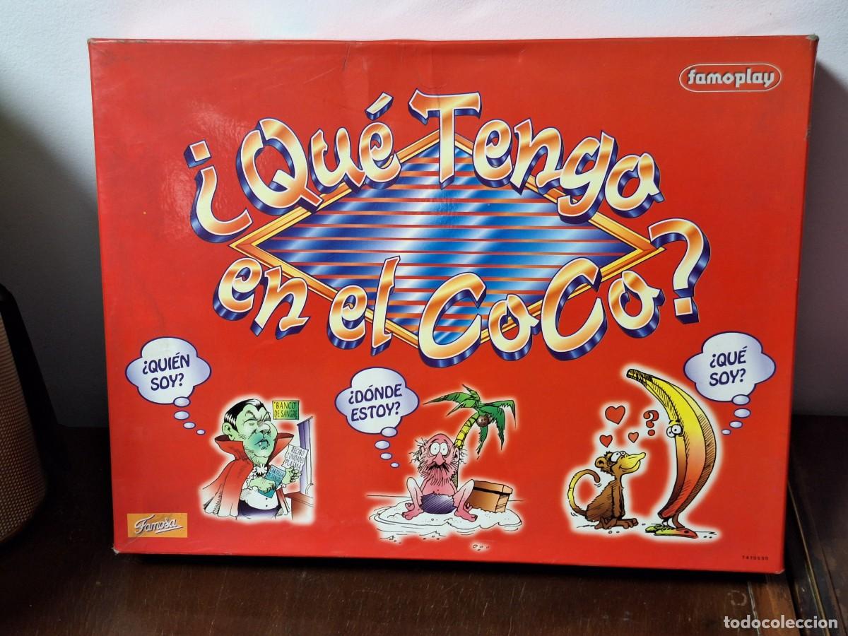 Juegos de mesa: Juego de Mesa &iquest;Qu&eacute; Tengo En El Coco?I de Famoplay. Incompleto (faltan las fichas).