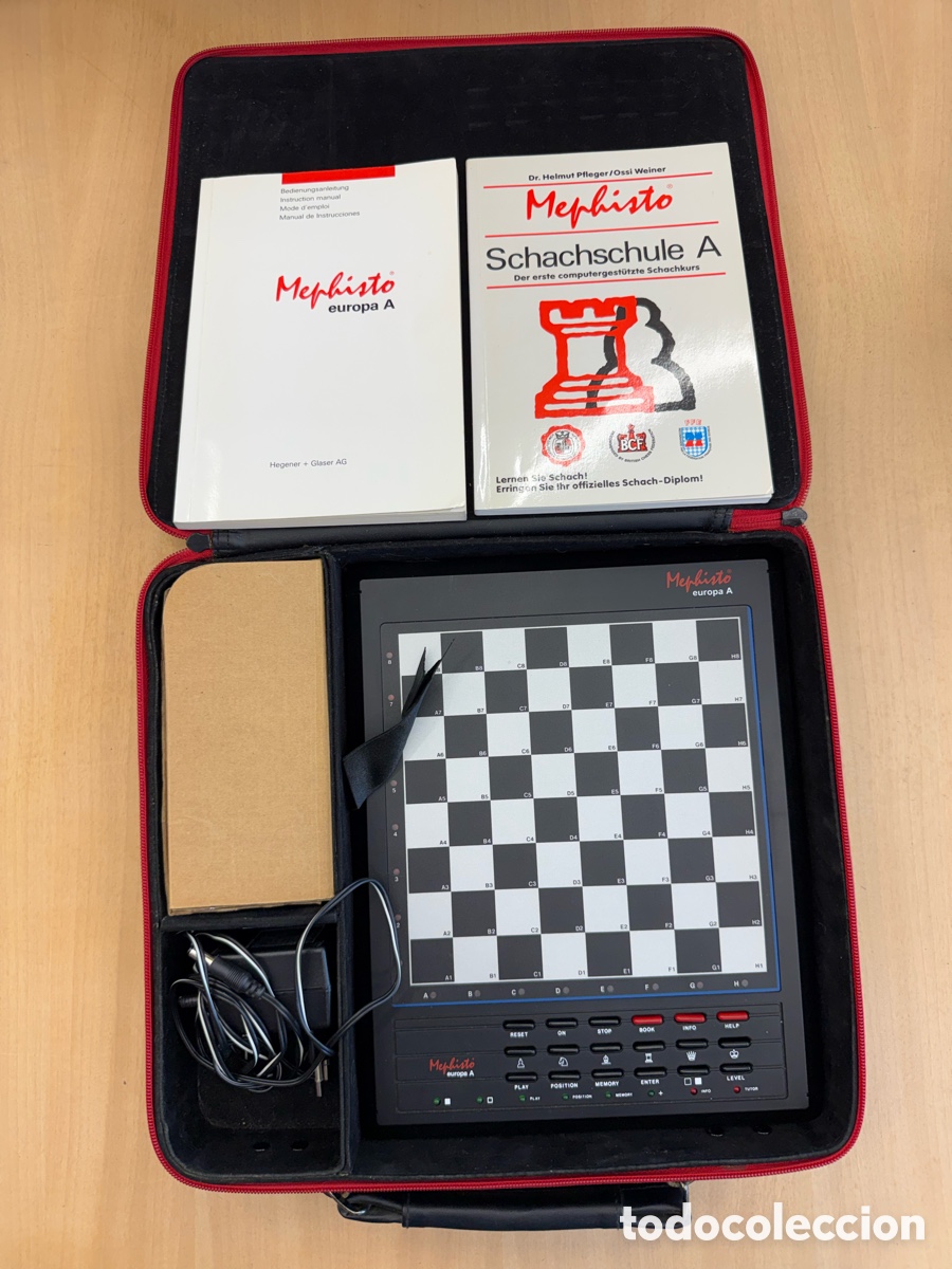 Juegos de mesa: Ajedrez electr&oacute;nico Mephisto Europa A - Foto 1