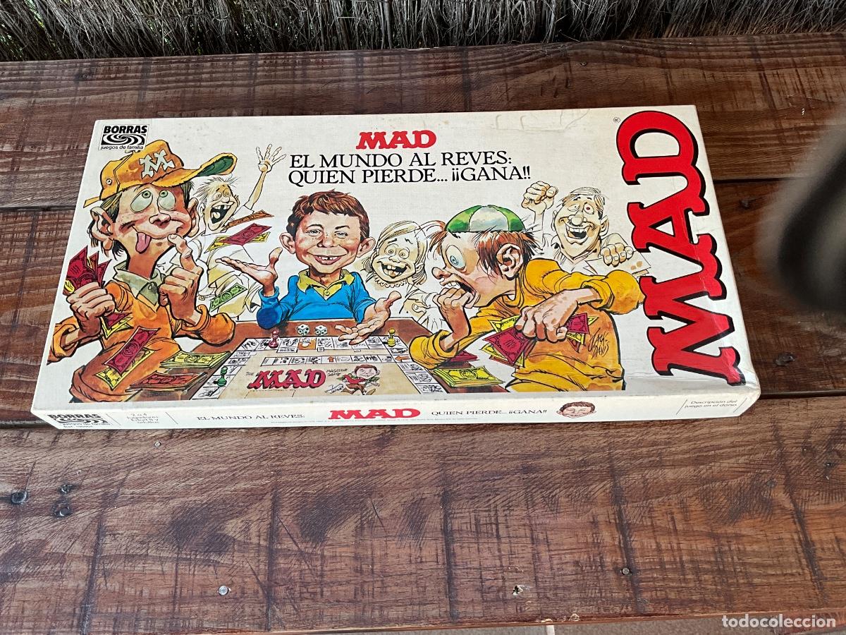 Juegos de mesa: JUEGO DE MESA MAD - EL MUNDO AL REV&Eacute;S - QUIEN PIERDE GANA - BORRAS 1982