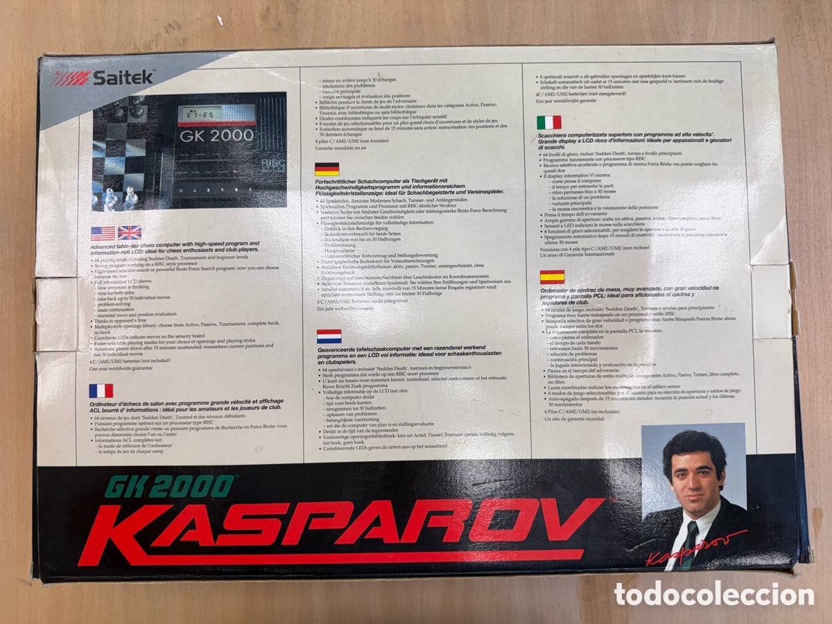 Juegos de mesa: Ajedrez electr&oacute;nico Kasparov GK2000 - Foto 6
