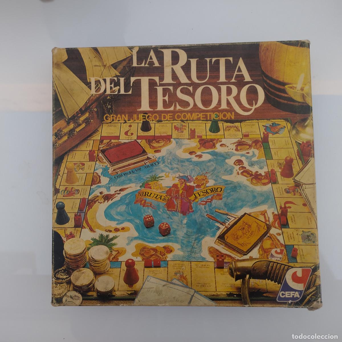 Juegos de mesa: La ruta del tesoro, juego de mesa antiguo