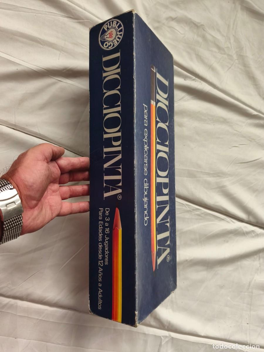 Juegos de mesa: Dicciopinta. Vintage . Primera edici&oacute;n . Publijuegos. Caja original