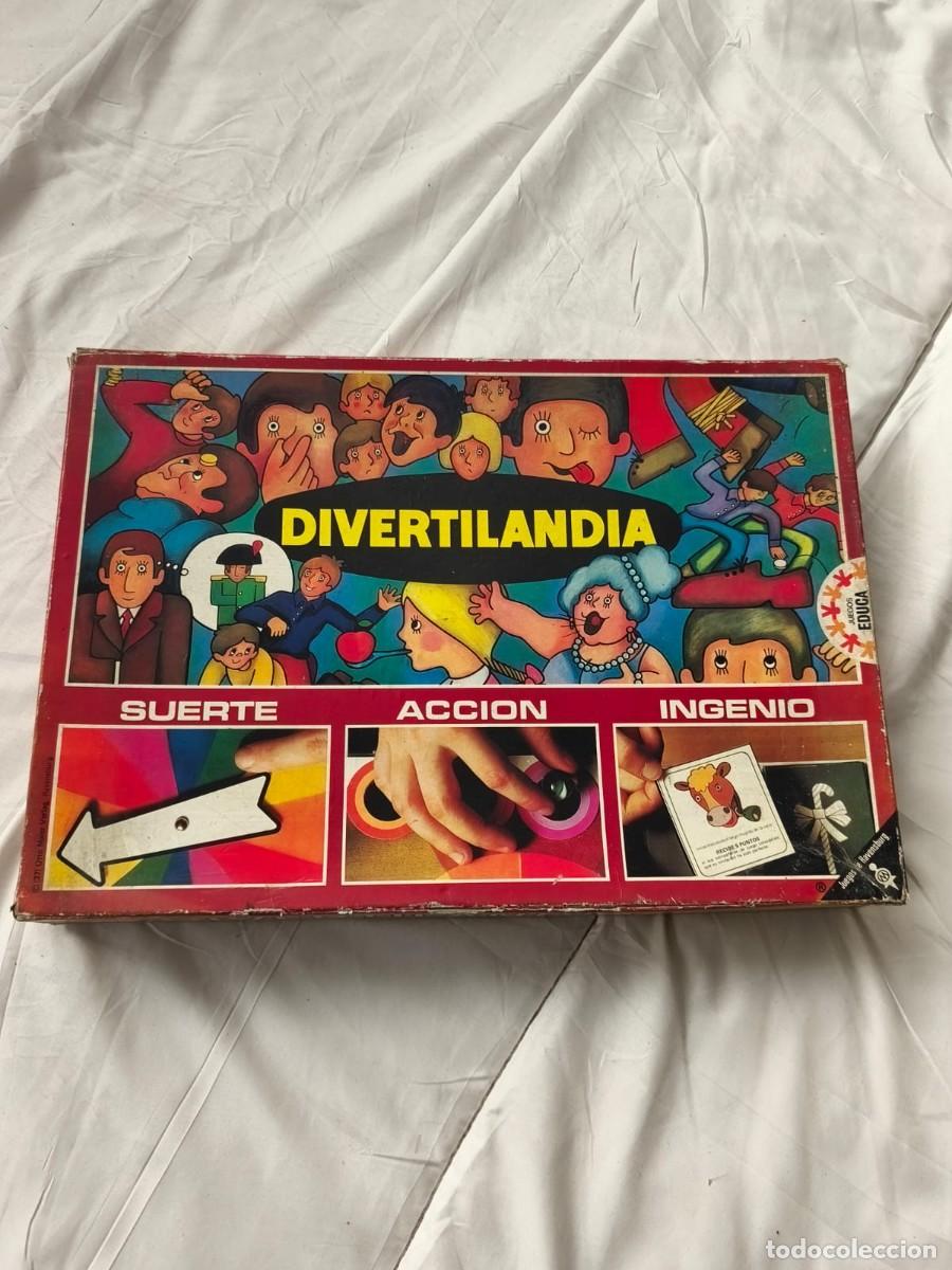 Juegos de mesa: Divertilandia . Vintage . 1973 . Educa. Caja original