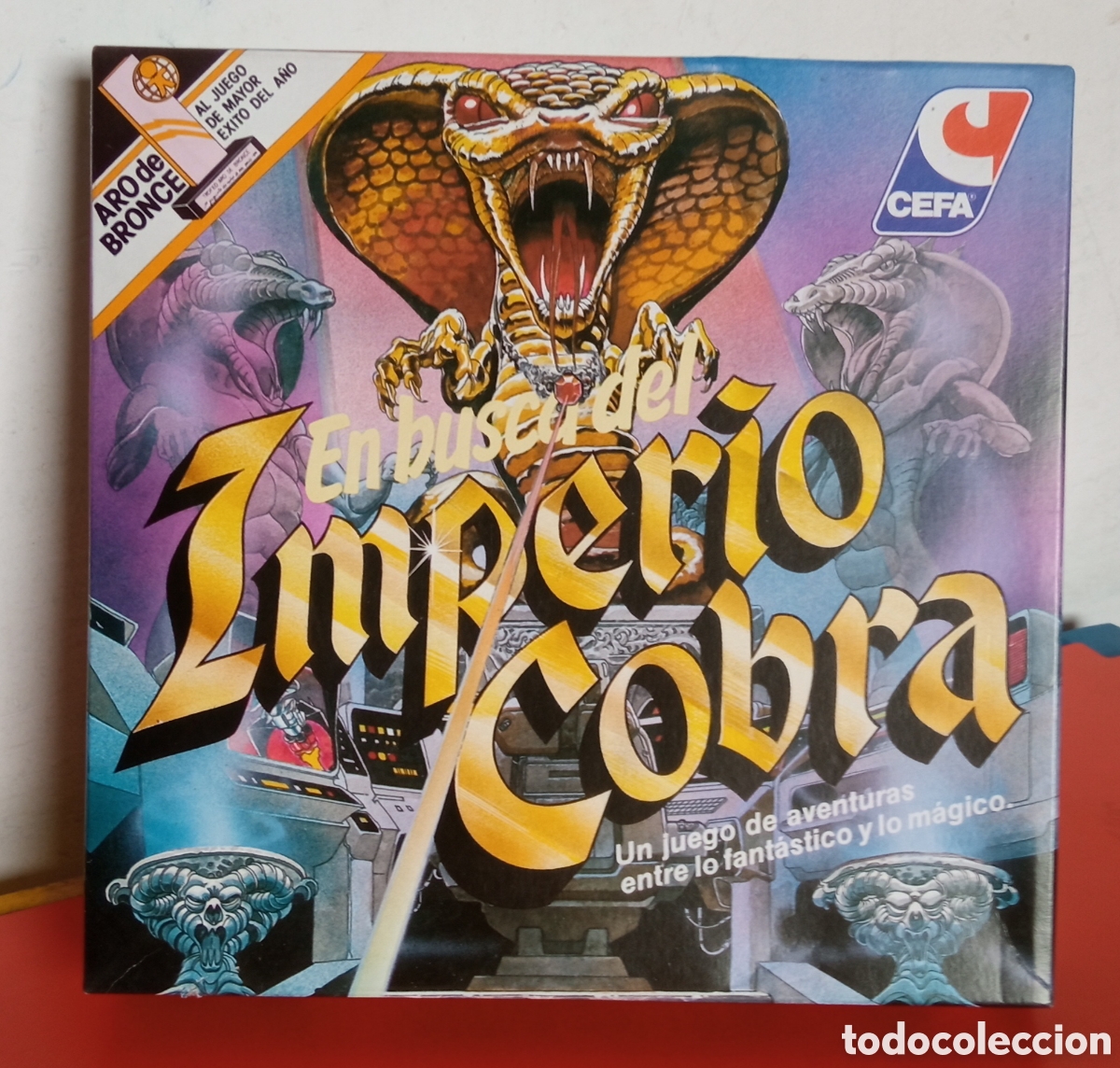 Juegos de mesa: JUEGO EN BUSCA DEL IMPERIO COBRA.CEFA 1981.NUEVO EN CAJA INCOMPLETO.