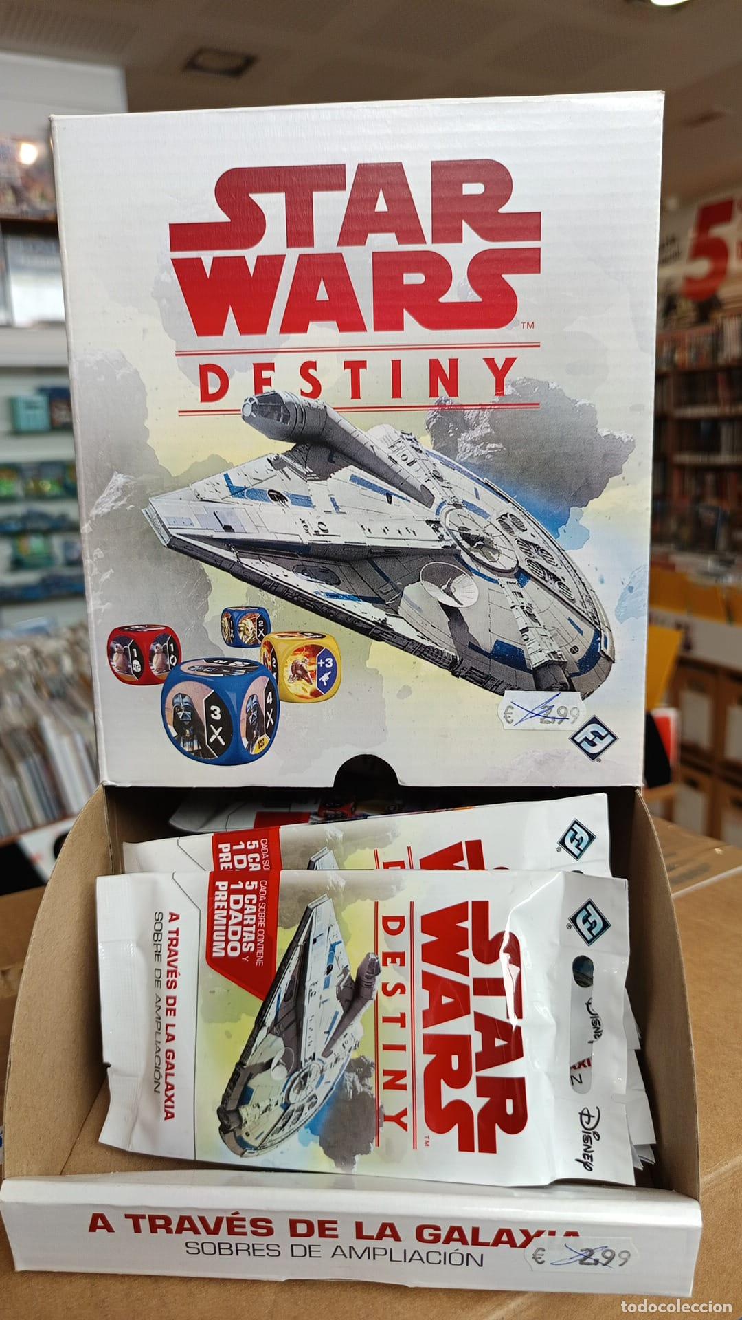 Juegos de mesa: LOTE 8 SOBRES STAR WARS DESTINY EXPANSION A TRAVES DE LA GALAXIA - FANTASY FLIGHT GAMES OFERTA