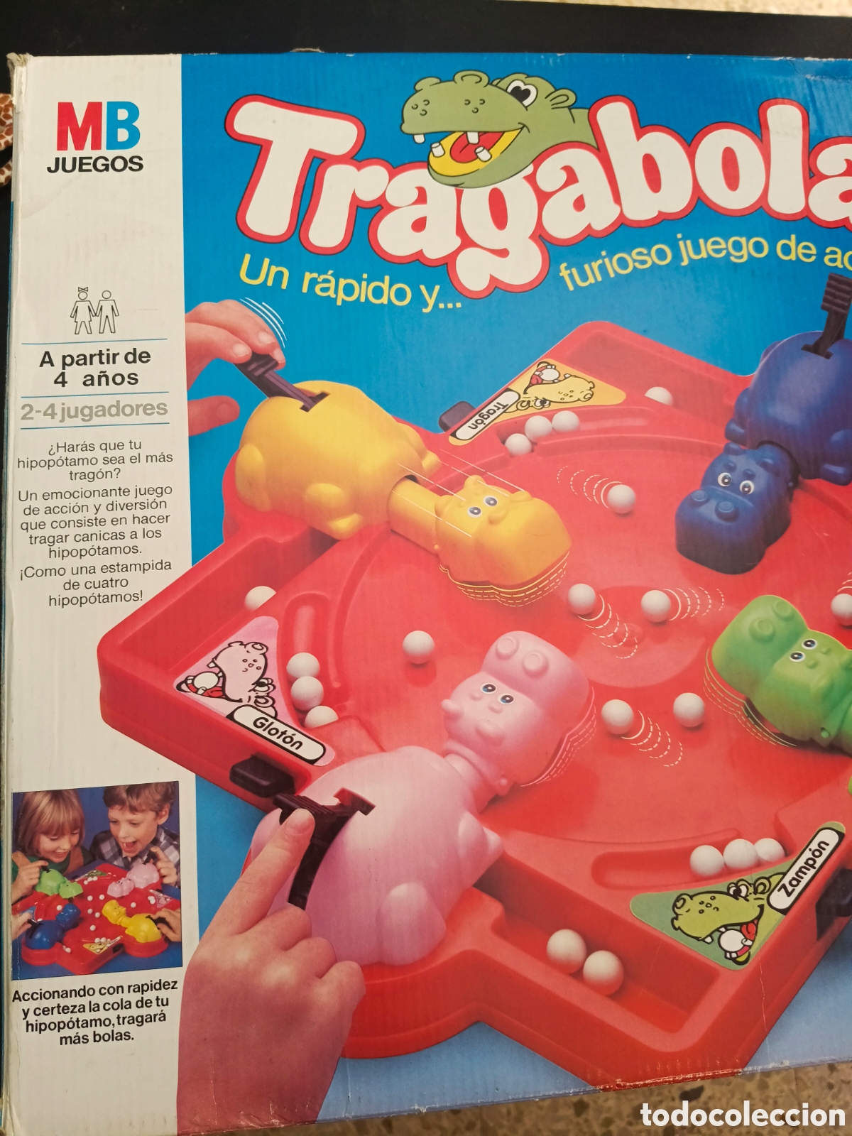 Juegos de mesa: Juego Tragabolas MB 1985 - Foto 2