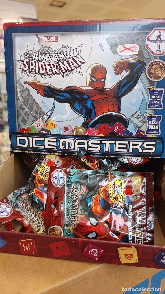 Juegos de mesa: LOTE 70 SOBRES MARVEL DICE MASTERS EXPANSION THE AMAZING SPIDER-MAN - WIZKIDS OFERTA