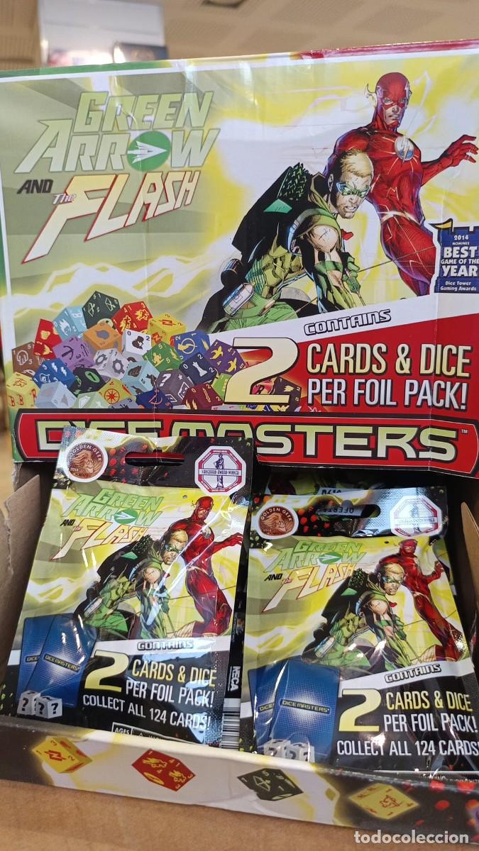 Juegos de mesa: LOTE 24 SOBRES MARVEL DICE MASTERS EXPANSION GREEN ARROW AND THE FLASH - WIZKIDS OFERTA