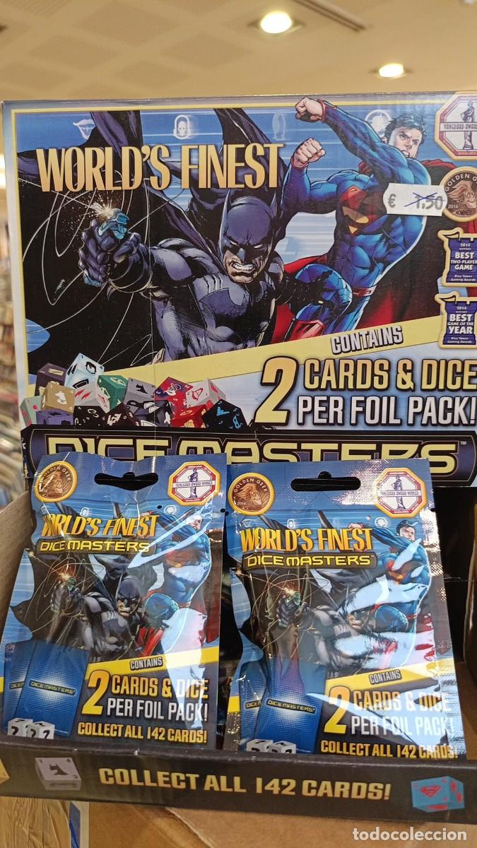 Juegos de mesa: LOTE 25 SOBRES DC DICE MASTERS EXPANSION WORLD'S FINEST - WIZKIDS OFERTA