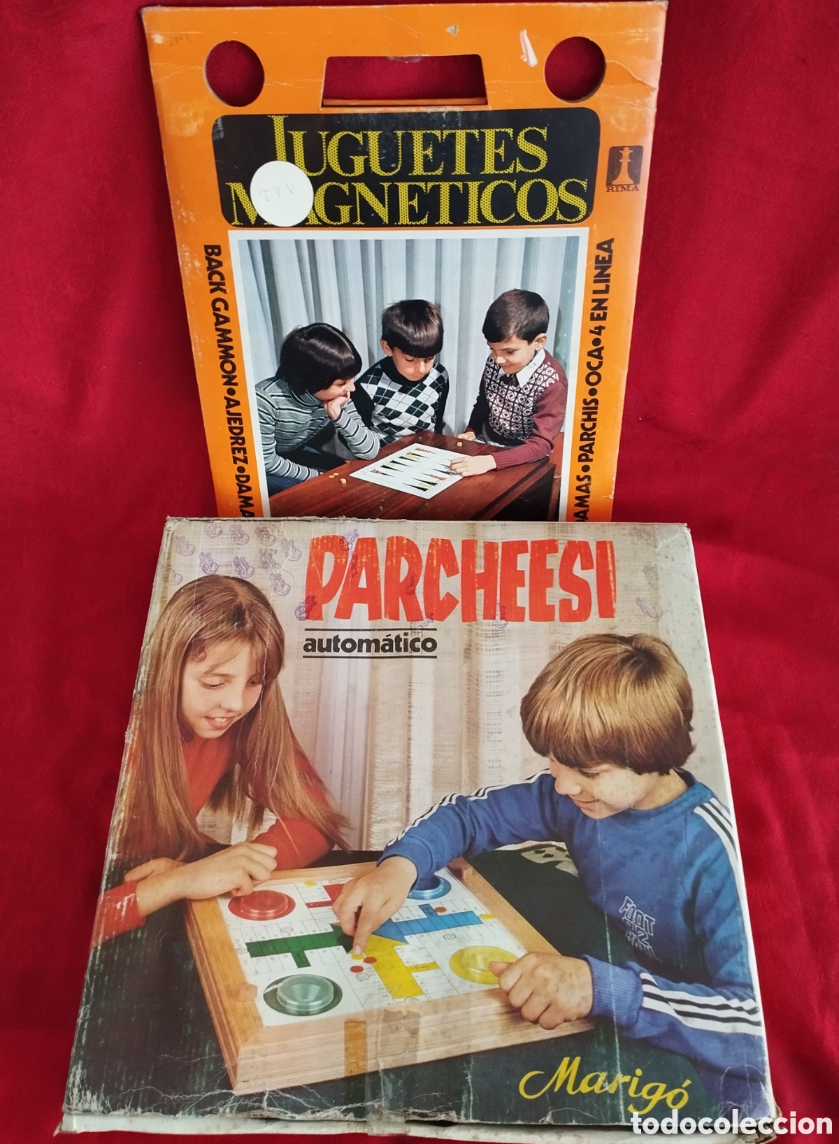 Juegos de mesa: Antiguo Parch&iacute;s y Damas Rima. - Foto 1