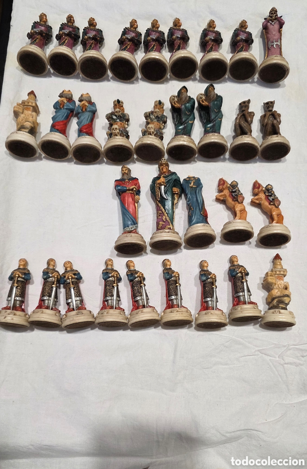 Juegos de mesa: JUEGO DE AJEDREZ CHESSMAN FANTAS&Iacute;A KING ARTHUR 4957