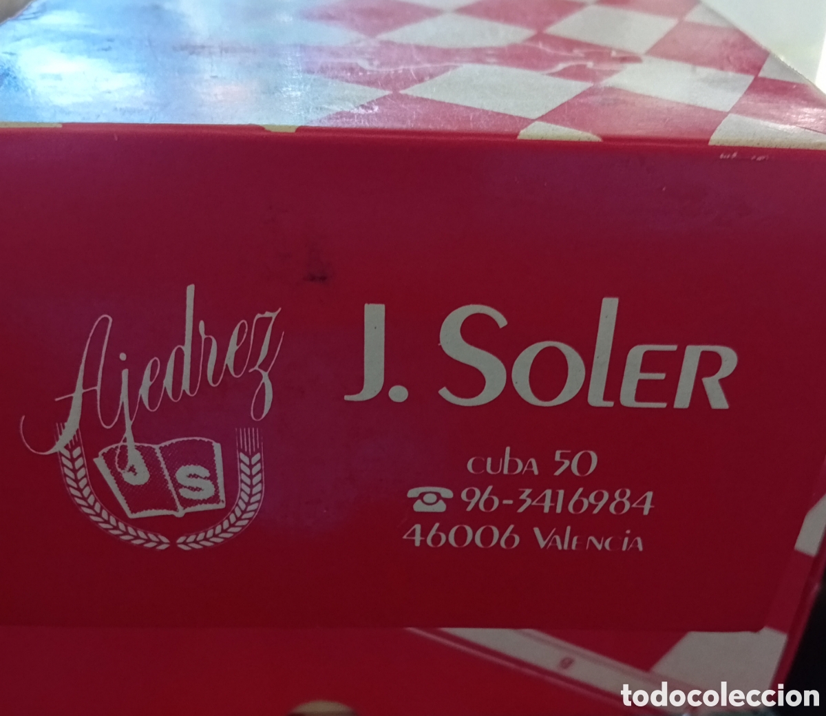 Juegos de mesa: J. Soler (Valencia) vintage fichas de ajedrez de pasta