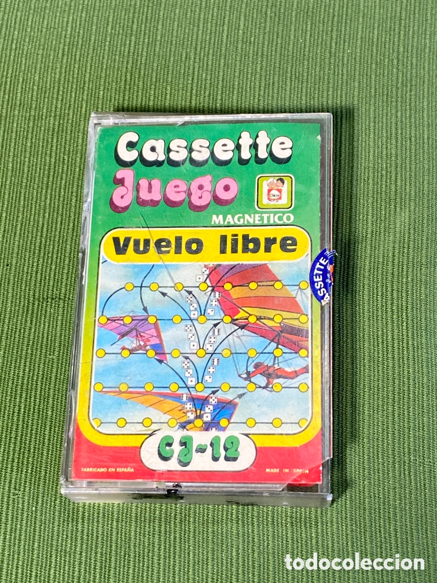 Juegos de mesa: Cassette juego magn&eacute;tico (port&aacute;til) Vuelo libre. De Chicos (Ibi). Cj-12. A&ntilde;os 80.