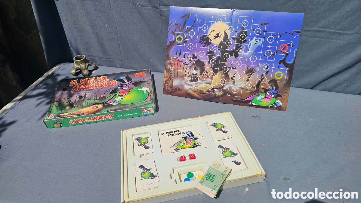 Juegos de mesa: Juego del 1/ 2 / 3 de TVE, EL PA&Iacute;S DEL ANTICHOLLO d&eacute;cada de los 80