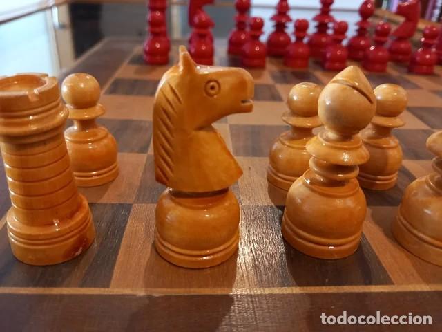 Juegos de mesa: Ajedrez vintage madera &ndash; completo - Foto 2