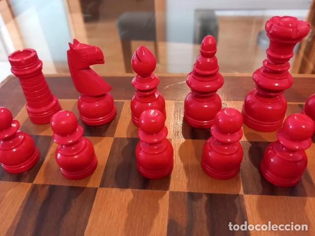 Juegos de mesa: Ajedrez vintage madera &ndash; completo - Foto 3