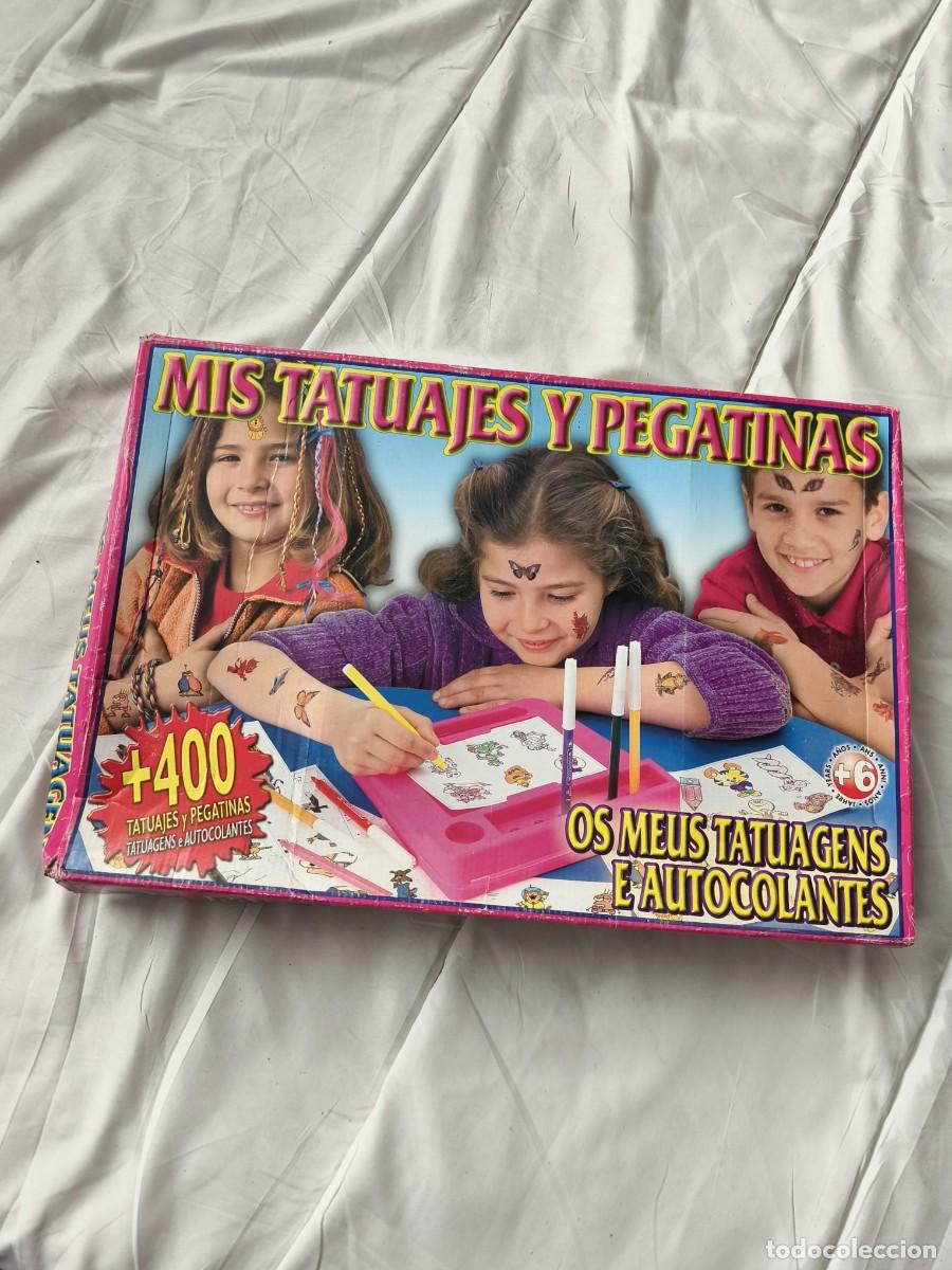 Juegos de mesa: Mis Tatuajes y Pegatinas . + De 400 pegatina y tatuajes . ⁠Falomir Juegos . Caja original