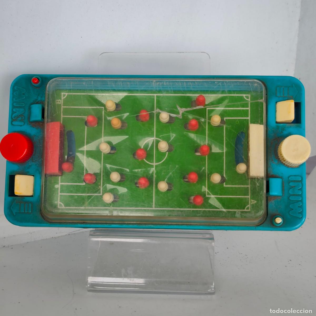 Juegos de mesa: JUEGO OBERTOYS MINI F&Uacute;TBOL / FUTBOL&Iacute;N AZUL A&Ntilde;OS 80