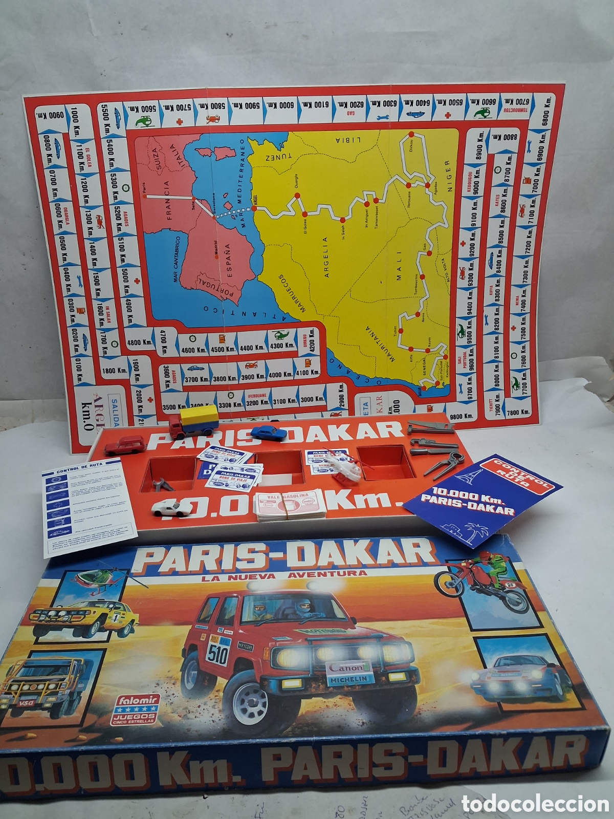 Juegos de mesa: Par&iacute;s Dakar juego de mesa.