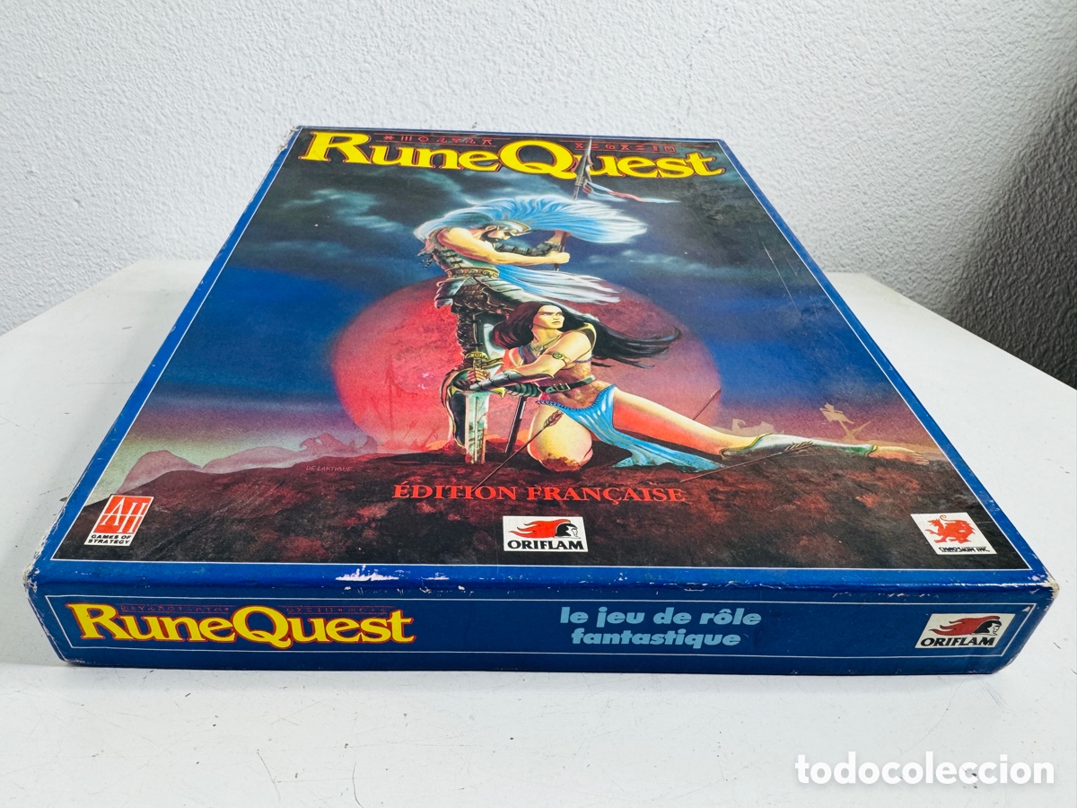 Juegos de mesa: Rune Quest 1987 Incompleto - Foto 2