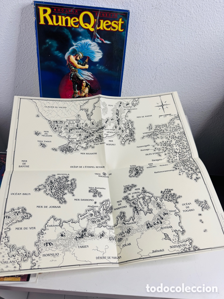 Juegos de mesa: Rune Quest 1987 Incompleto - Foto 11