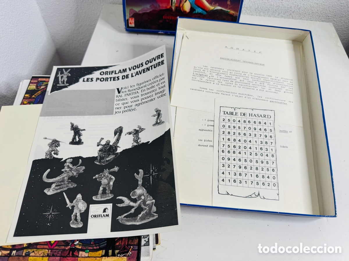 Juegos de mesa: Rune Quest 1987 Incompleto - Foto 12