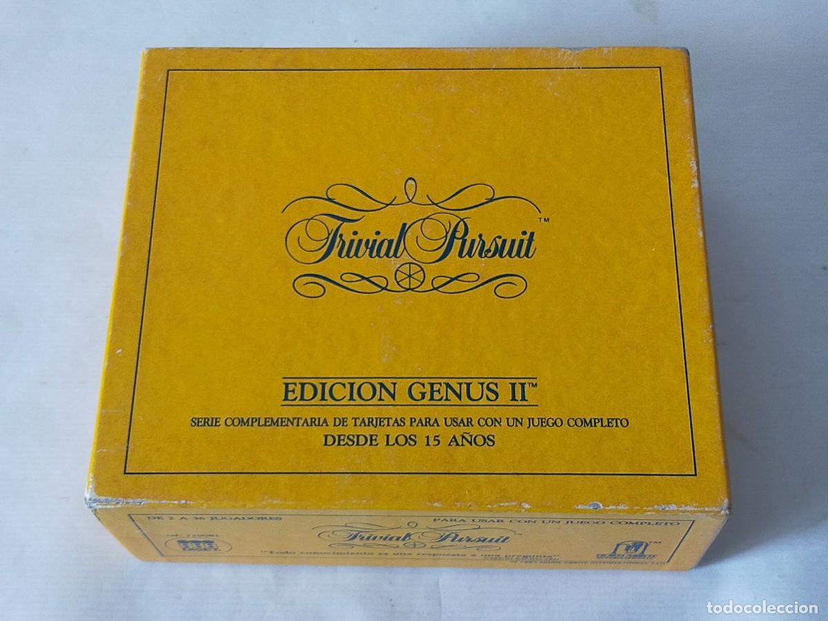 Juegos de mesa: TRIVIAL PURSUIT - Edici&oacute;n GENUS II Ref. 730081 (6000 Preguntas) - DISET - Completo sin uso.