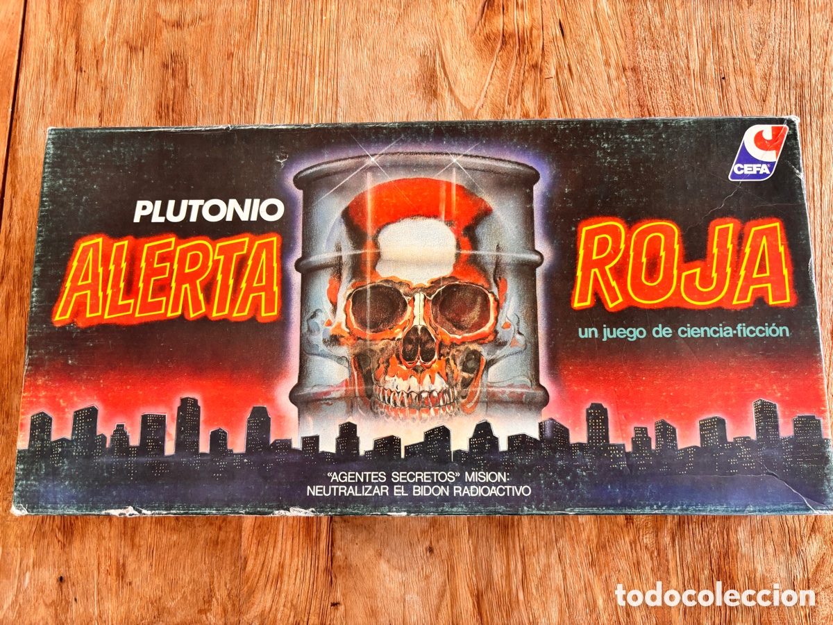 Juegos de mesa: Alerta Roja - CEFA (A&ntilde;os 80) - 100% COMPLETO - Con Instrucciones y Cuna Original (Juguetes CEFA)