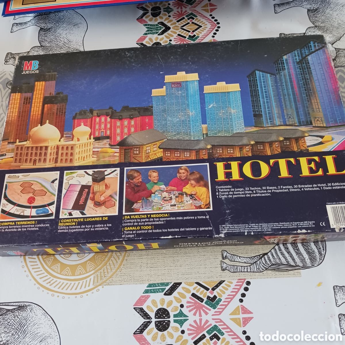 Juegos de mesa: Hotel,construye tu propio imperio hotelero MB juegos