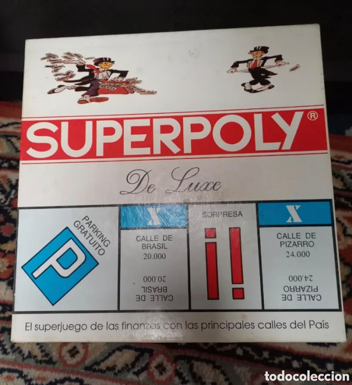 Juegos de mesa: Juego de mesa Superpoly De Luxe - Falomir Juegos (&iexcl;Perfecto Estado / Completo!)