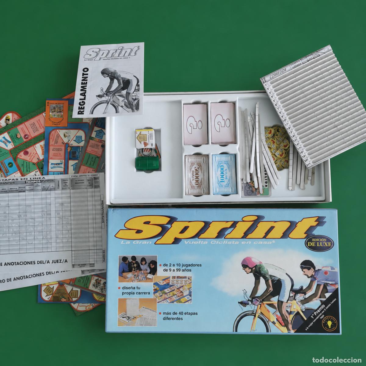 Juegos de mesa: SPRINT LA GRAN VUELTA CICLISTA EN CASA EDICION DE LUXE JUEGO MESA 1995