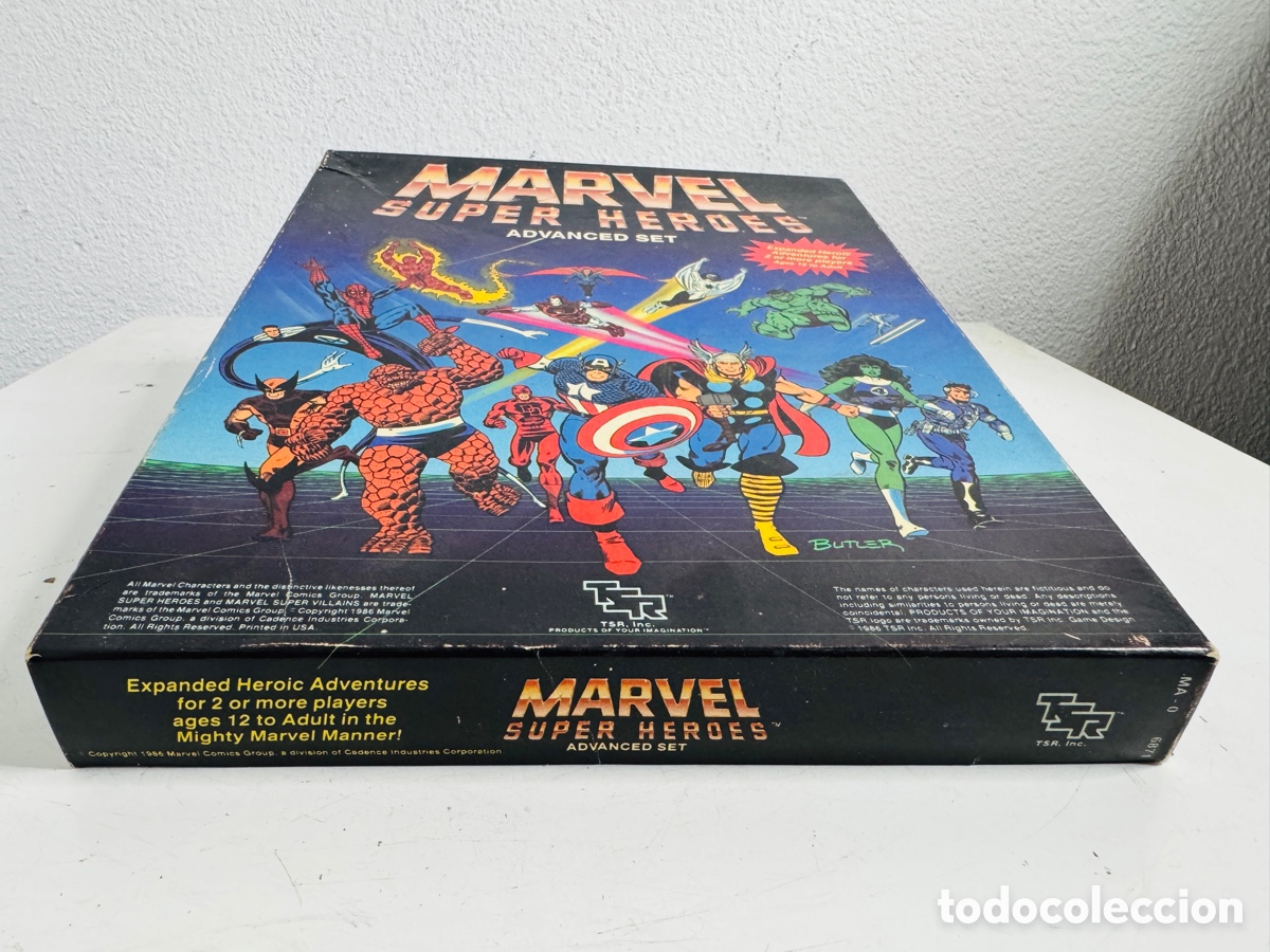 Juegos de mesa: Marvel Super Heroes- Advanced Set (1992) Libros Juego Rol - Foto 2