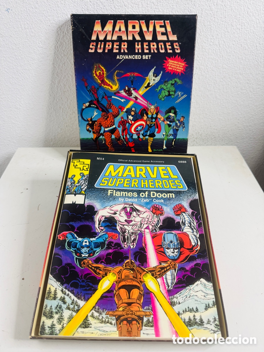 Juegos de mesa: Marvel Super Heroes- Advanced Set (1992) Libros Juego Rol - Foto 3