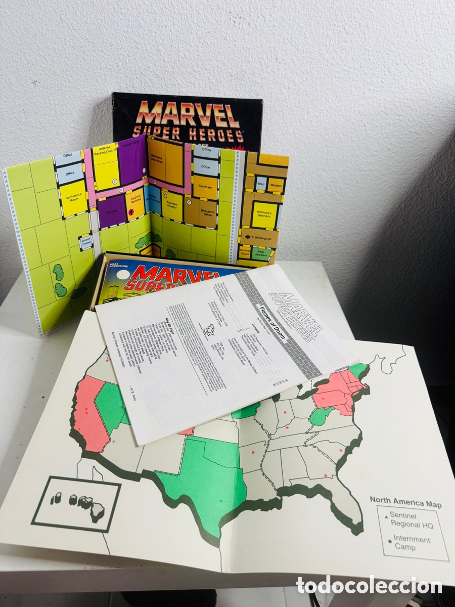 Juegos de mesa: Marvel Super Heroes- Advanced Set (1992) Libros Juego Rol - Foto 4
