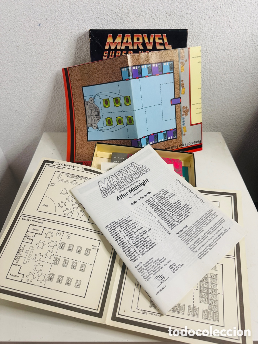 Juegos de mesa: Marvel Super Heroes- Advanced Set (1992) Libros Juego Rol - Foto 6